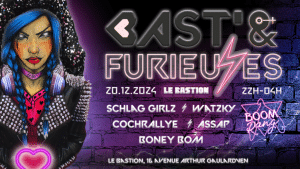 Affiche line-up Bastion Bast-Furieuses