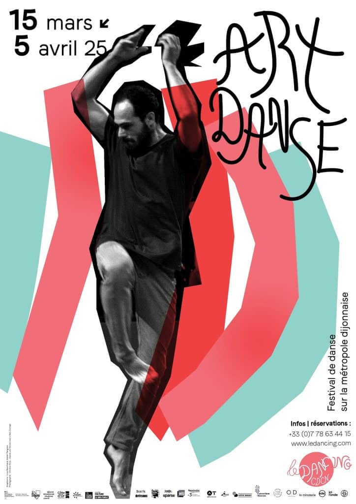 Affiche Art Danse 2025 du 15 mars au 5 avril