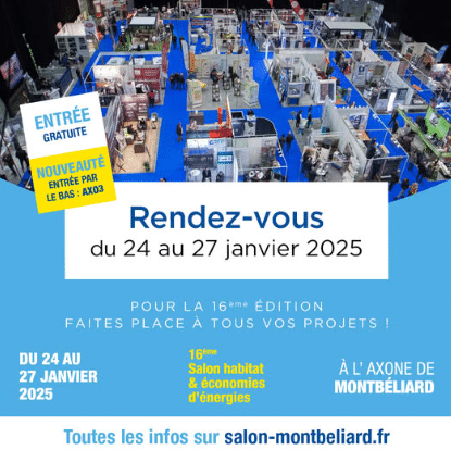 Affiche Salon de l’habitat et économies d’énergies de Montbéliard - 16ème édition